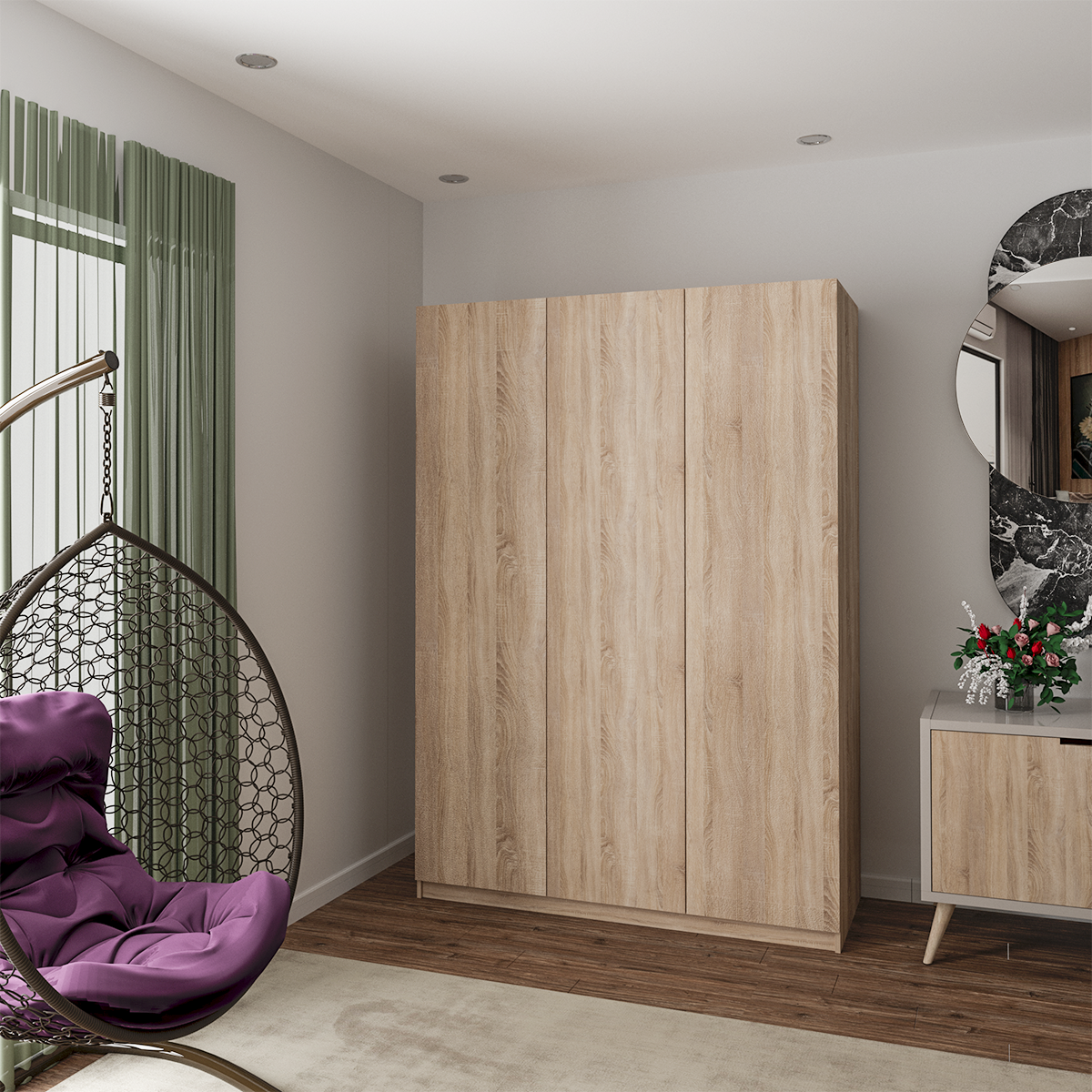 Распашной шкаф Тренд-3